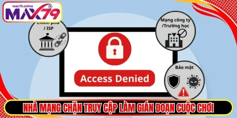 Nhà mạng chặn truy cập làm gián đoạn cuộc chơi