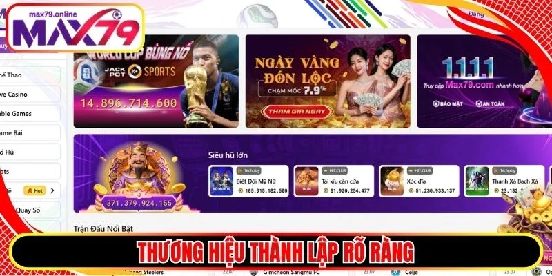 Thương hiệu thành lập rõ ràng